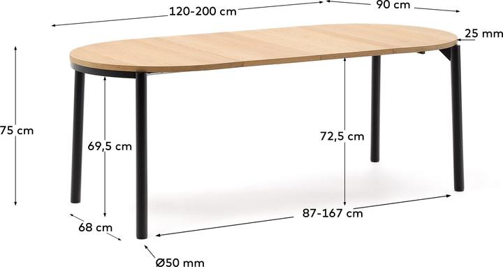 Actual product image Kave Home Montuiri (90 x 120 x 75 cm)