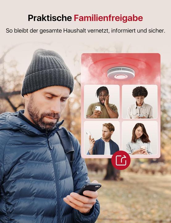 Produktbild X-Sense Rauchmelder-Set XS0B-MR61 mit Sprachausgabe