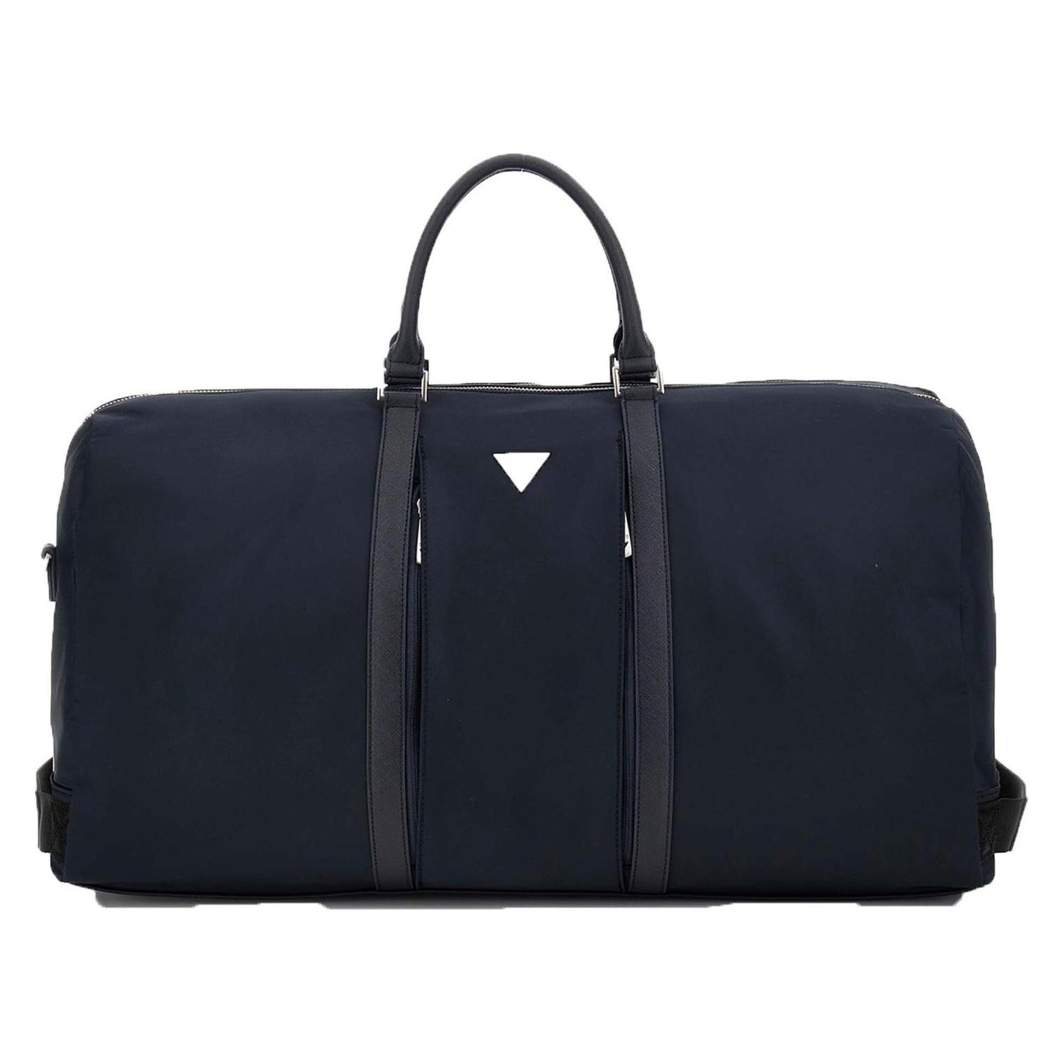 Guess, Herren, Tasche, Pisa Double Zip Weekenderdark Blue, Blau