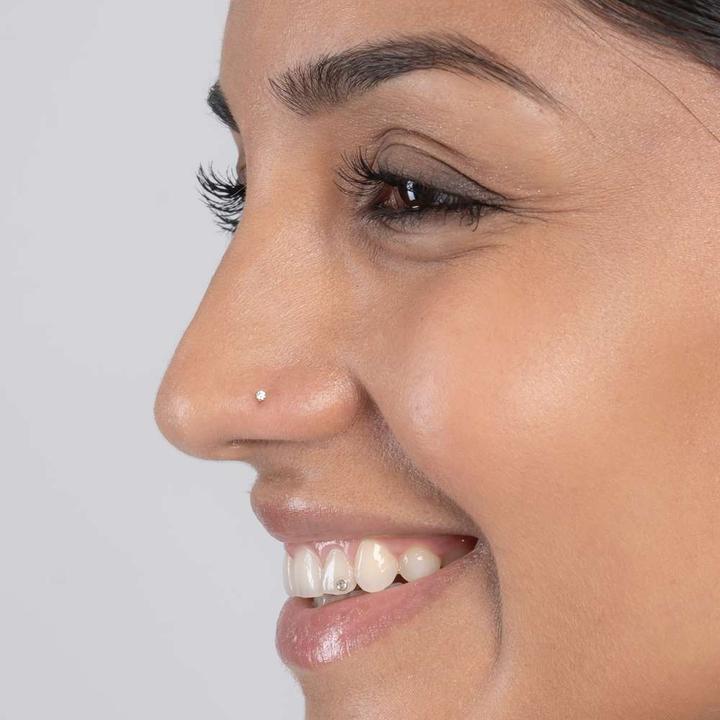 Produktbild Bijouteria Nasenpiercing (Gold 14K, Zirkonia)