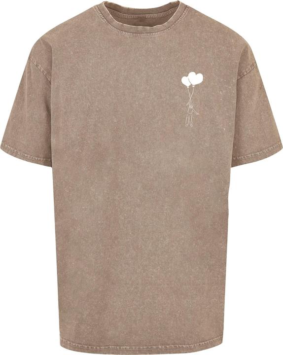 Actual product image Merchcode Love In The Air Acid Washed Heavy Oversize Tee - 136177 (M)