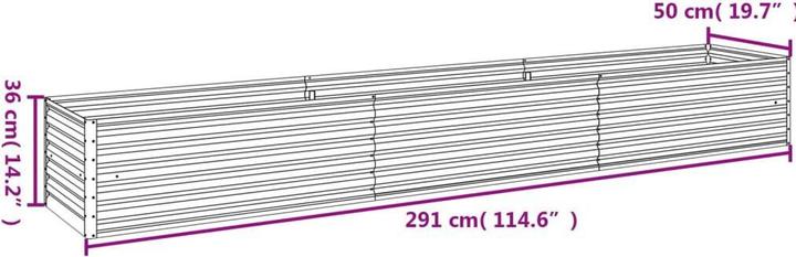 Actual product image vidaXL Hochbeet für den Garten
