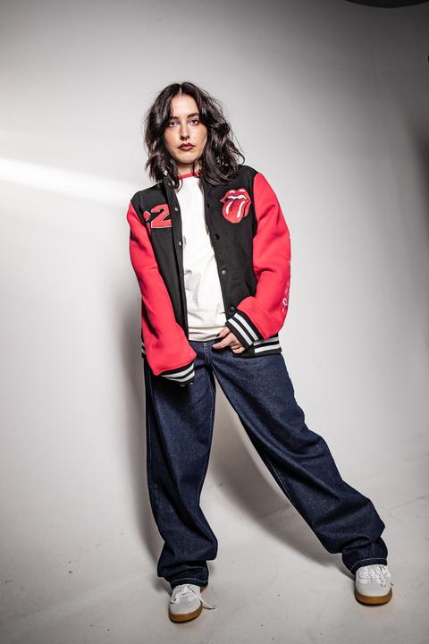 Actual product image The Rolling Stones Tongue Varsity Jacket (L)