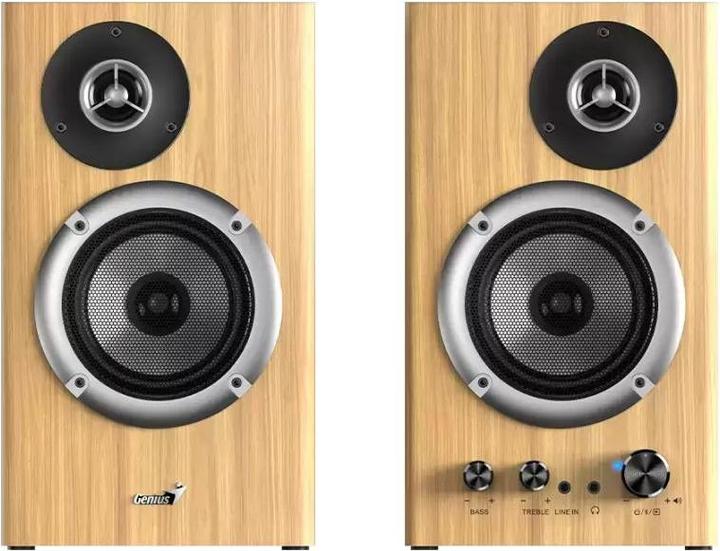 Actual product image Genius repro SP-HF1812BT / hellbraun / Holz / BT