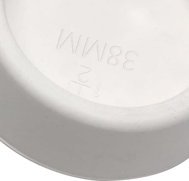 Actual product image Universal Textiles 1 1/2" White Rubber Plug 38mm