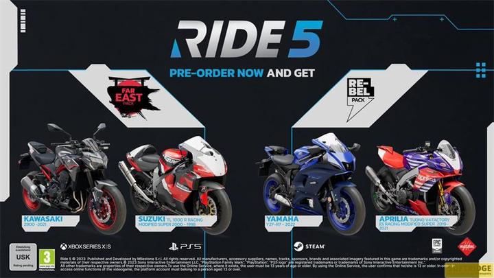 Produktbild Milestone RIDE 5 Day One Edition (PS5, DE)