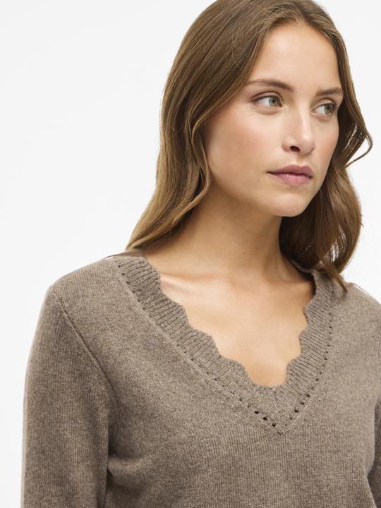 Actual product image Vila VINIKOLINA V-Ausschnitt Strickpullover (S)