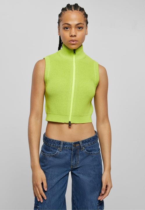 Actual product image Urban Classics Ladies Short Knit Vest (XL)