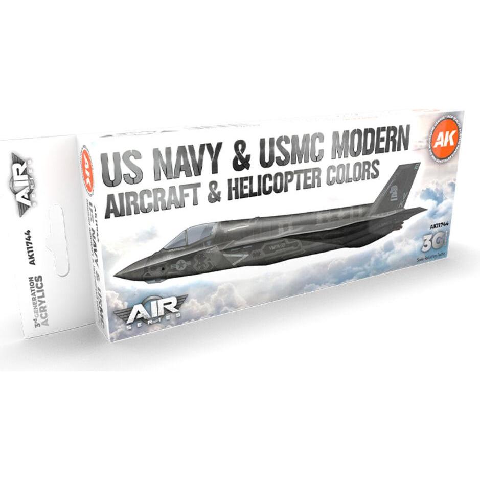 AK Interactive US Navy & USMC Modern Aircraft & Helicopter SET 3G
