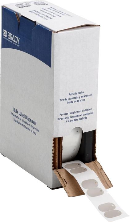 Image du produit Brady Etiquettes ovales pour M710 et BMP71 (2.74 cm)
