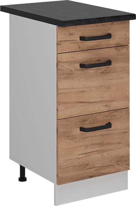 Anthrazit, Goldkraft Eiche, Weiss