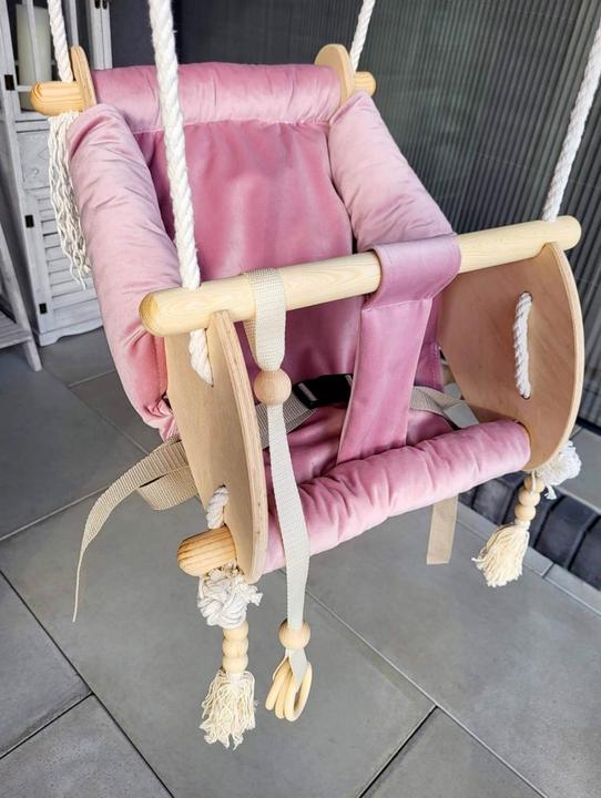 Produktbild Holzecke Babyschaukel Pink 3