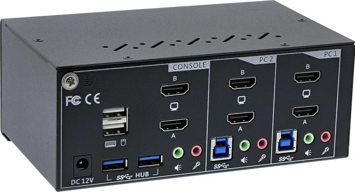 Actual product image InLine KVM Desktop Switch