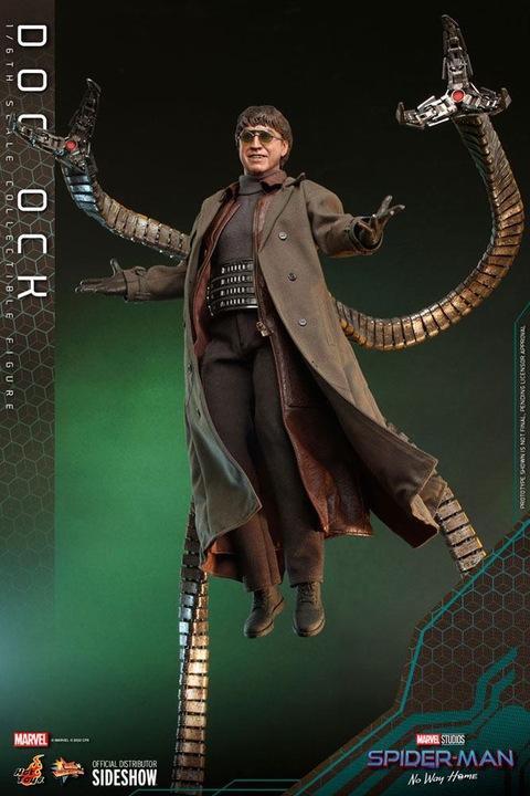 Actual product image Hot Toys Spider-Man: No Way Home figurine Movie Masterpiece 1/6 Doc Ock 31 cm