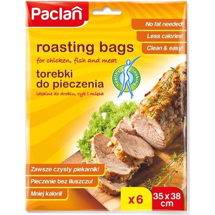 Paclan BAKING BAGS 0,35X038M 6PCS WITH CLIPS BO, Lebensmittelverpackung