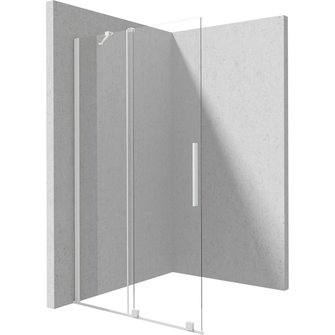 Deante, Duschkabine + Duschwand, Begehbare Duschwand 90 cm - verschiebbar (90 cm)