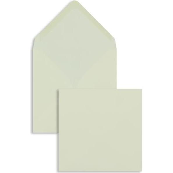 Blanke, Briefumschlag, Briefumschläge 130x130mm 100g/qm gummiert VE=100 Stück ivory (100 x)