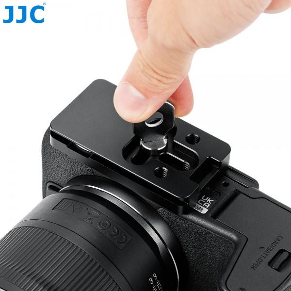 Produktbild JJC CP AT1 Arca Swiss Quick Release Plate with AirTag slot (Stativ Schnellwechselplatte)