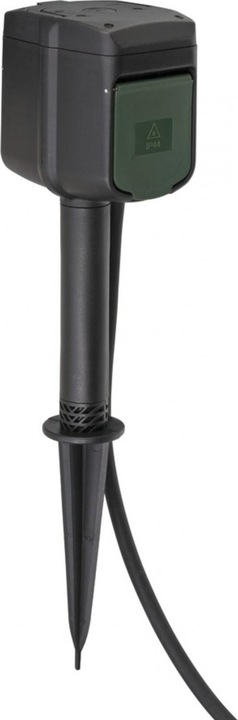 Productafbeelding Brennenstuhl Connect WIFI Tuincontactdoos met Grondspies en Montageplaat IP44 2-voudig 10m H07RN-F3G1,5 (2 x, CEE 7/3, 10 m)