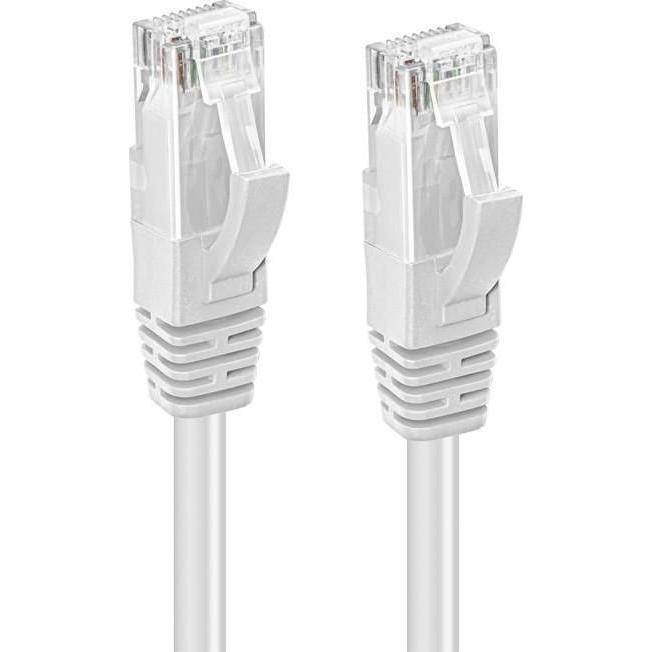 Thumbnail - MicroConnect MC-UTP6A15W Netzwerkkabel Weiss 15 m Cat6a U/UTP (UTP) (U/UTP, CAT6a, 15 m), Netzwerkkabel