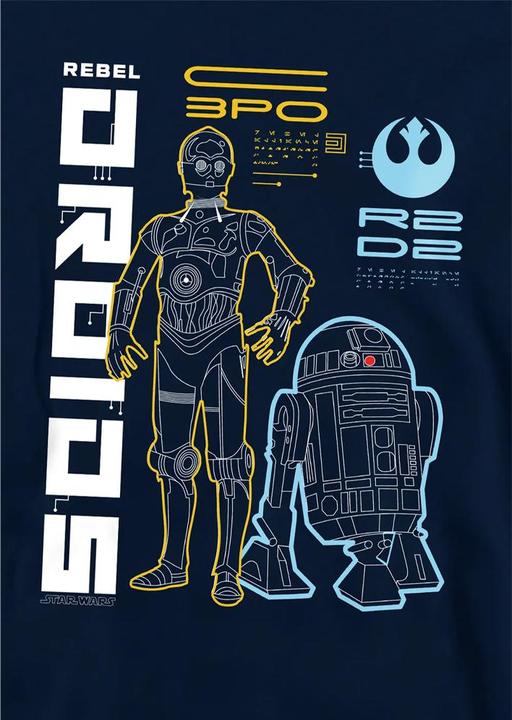 Produktbild Star Wars Rebel Droids Kapuzenpullover (128)