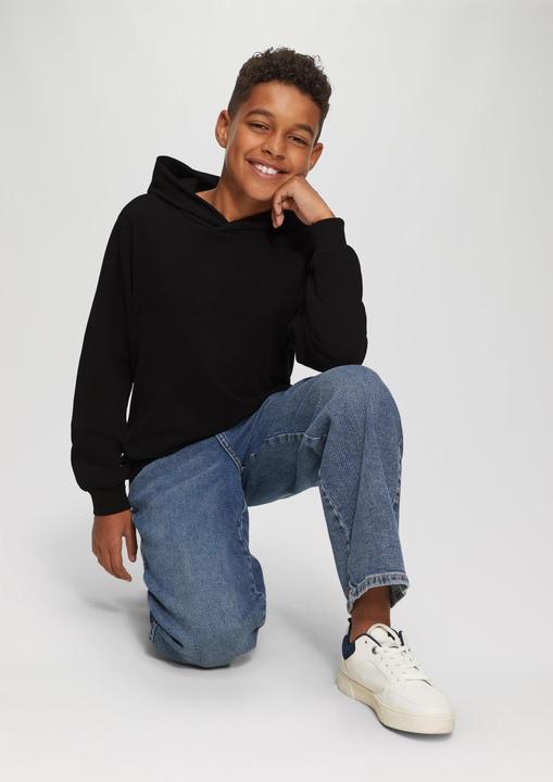 Produktbild s.Oliver Sweatshirt Kapuzen-Sweatshirt mit Rückenprint (M)