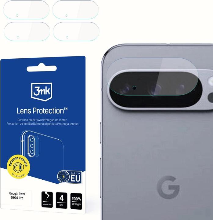 Produktbild 3MK Ochrona na obiektyw aparatu Lens Protect do Google Pixel 10 Pro (4 Stk., Google Pixel 10 Pro)