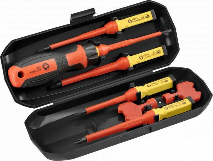 MGA Högert Technik - Set di cacciaviti isolati da 1000 V certificati VDE - in lega S2 di alta qualità