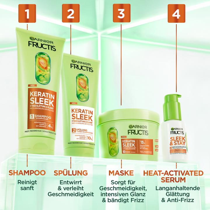 Produktbild Garnier Keratin Sleek (200 ml)