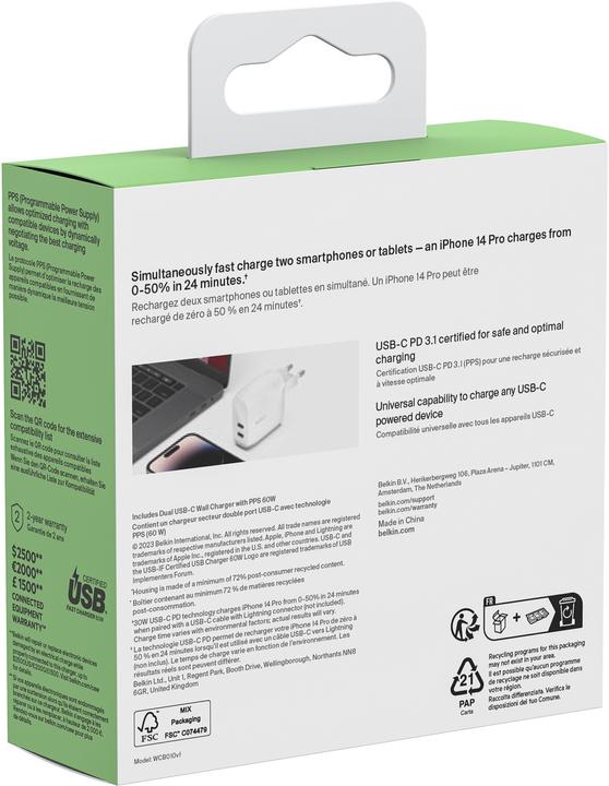 Productafbeelding Belkin BoostCharge Pro (60 W)
