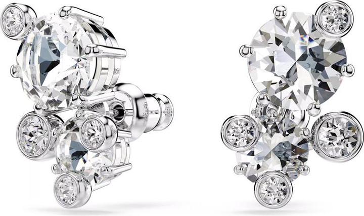 Produktbild Swarovski Constella Ohrstecker Rundschliff Weiss Rhodiniert (Swarovski Metall)