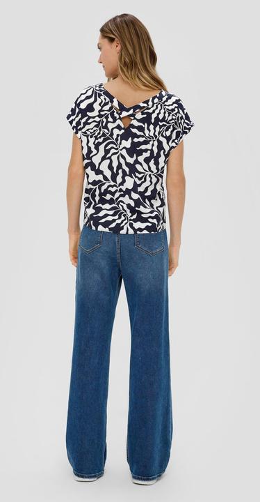 Immagine prodotto s.Oliver Bluse Viskosebluse mit V-Ausschnitt (36)