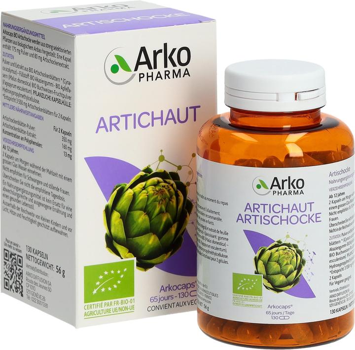 Immagine prodotto Arkopharma Carciofi biologici (130 Pezzo/i, Pillole, 116 g)