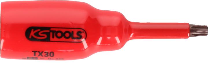 Actual product image KS Tools 1/2" bit socket with protective insulation, TORX®, length 75 mm, T20