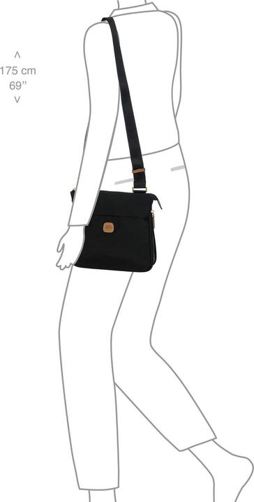 Actual product image Brics X-Collection shoulder bag 26 cm with expansion pleat
