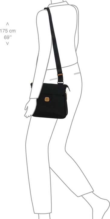 Actual product image Brics X-Collection shoulder bag 26 cm with expansion pleat