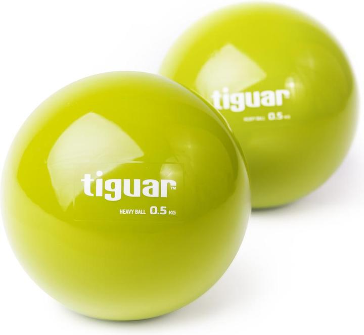 Tiguar Gewichtsball 0,5 kg - Paar (0.50 kg, 90 mm)