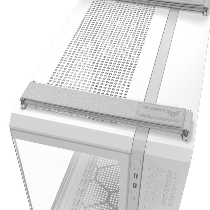 Actual product image ASUS Case TUF GAMING GT502 HORIZON TG ARGB WHITE (ATX, Mini-ITX, mATX)