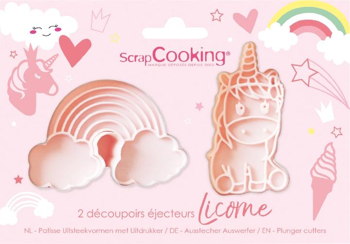 ScrapCooking Lot de 2 emporte-pièces Licorne