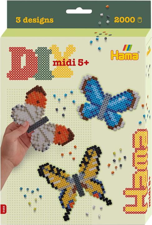Image du produit Hama Perles à repasser - Kit de démarrage midi Papillons