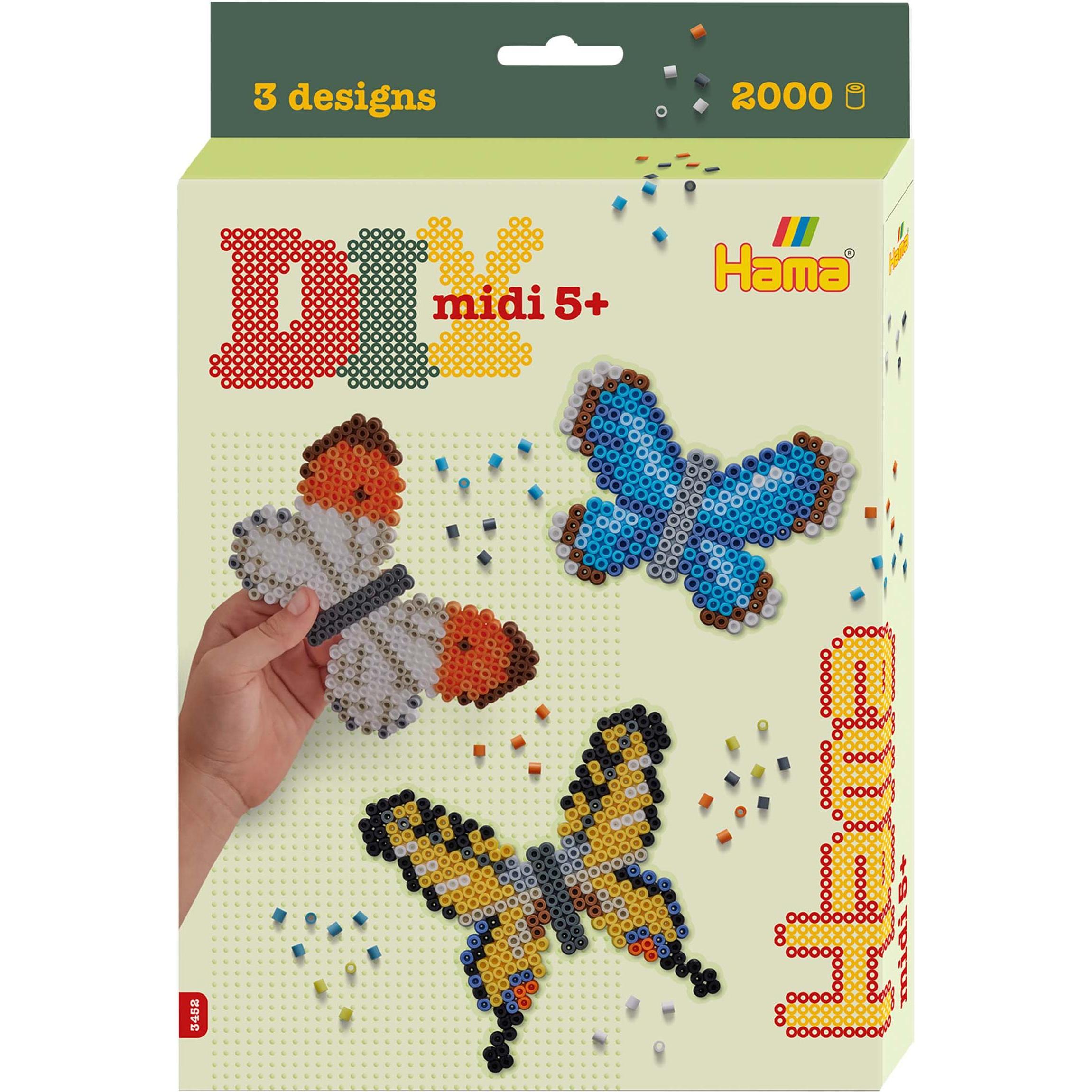 Hama Bügelperlen Starter-Set midi Schmetterlinge