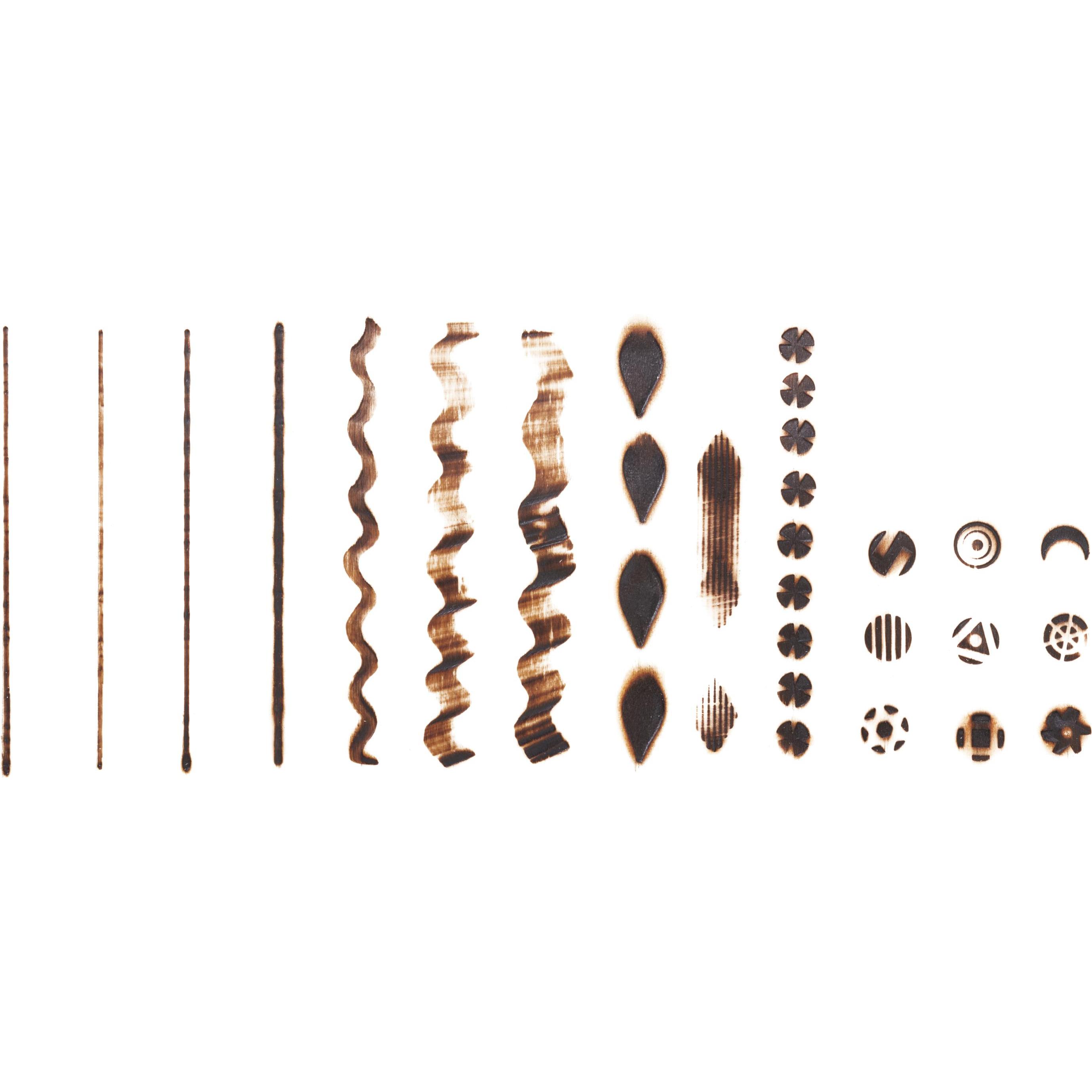 Thumbnail - Magni, Lötgerät, Pebaro 0261 Brandmal Set, Brandkolben, 9 Brennstempel, 9 Brennspitzen, Lötspitze, Styropormesser, Br