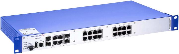 Hirschmann Gigabit Ethernet Switch without red. Power supply unit MACH1 - 1,000 Mbps - TCP/IP (4 Ports)