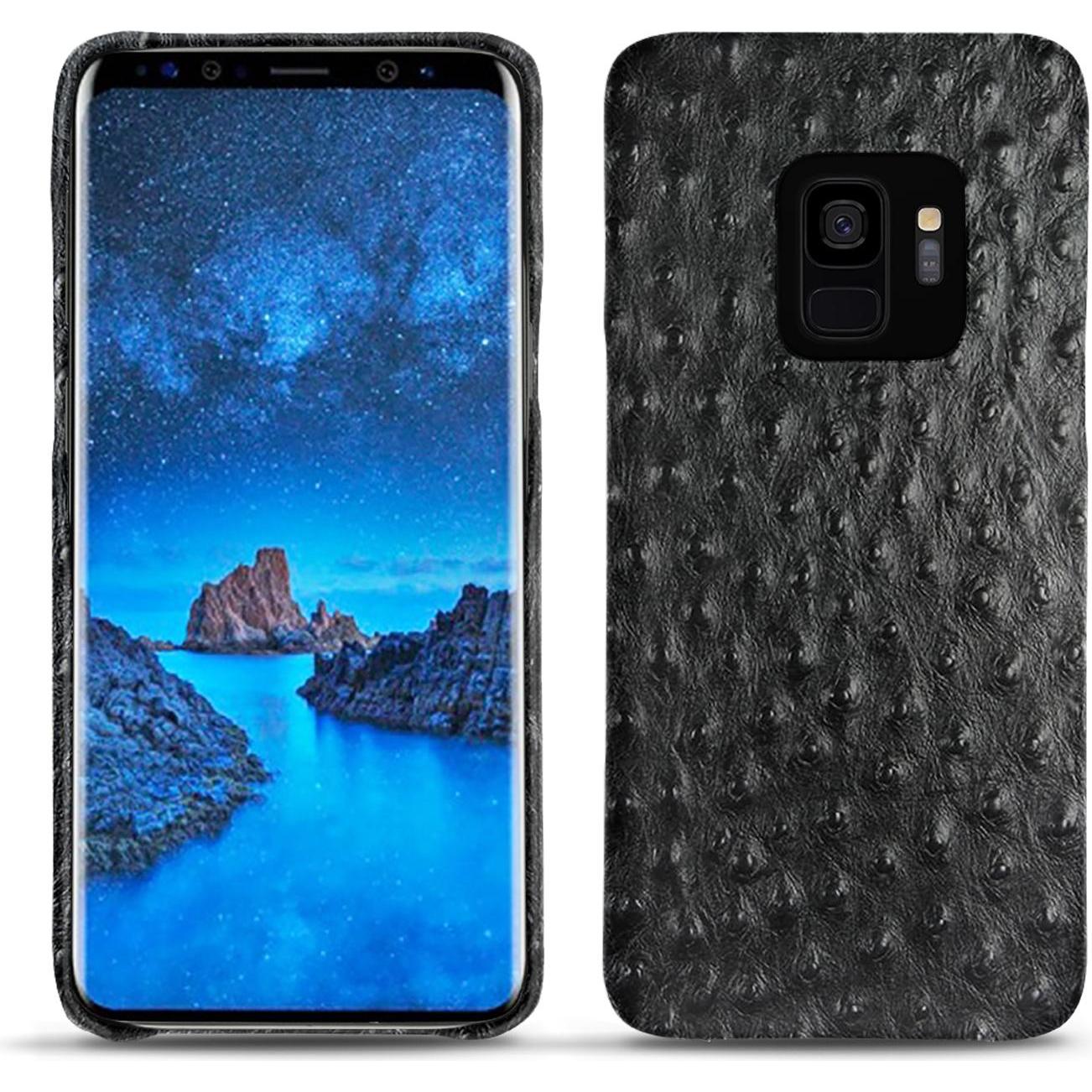Thumbnail - Noreve Lederschutzhülle (Samsung Galaxy S9), Smartphone Hülle, Schwarz