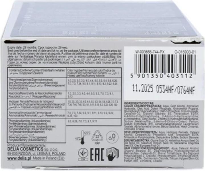 Image du produit Delia Cosmetics Cameleo - Hair Dye - Rouge cuivre (Rouge cuivré)