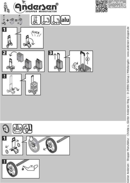 Image du produit Andersen Alu Star Shopper Basil Bloom