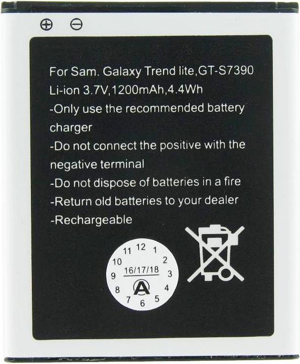 Image du produit Samsung Batterie Galaxy Trend Lite Batterie GT-S7390 (Batterie, Galaxy Trend Lite)