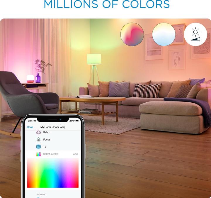 Produktbild WiZ Colors (E27, 13 W, 1521 lm, 1 x, E)