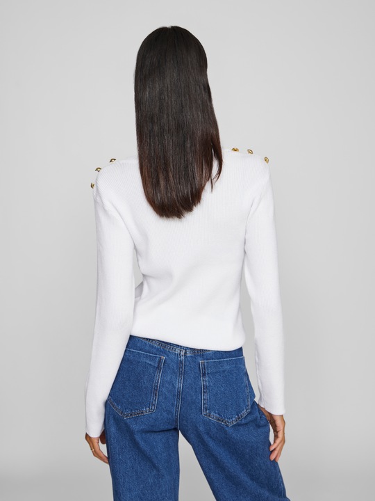 Actual product image Vila Round neck top with long sleeves (L)