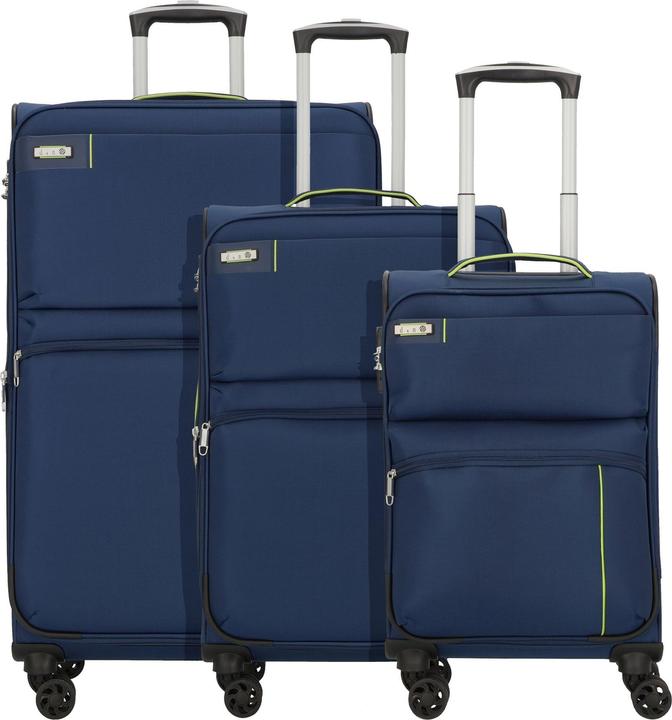 Actual product image D&N Travel Line 6704 4-wheel suitcase set 3 pcs. (208 l)